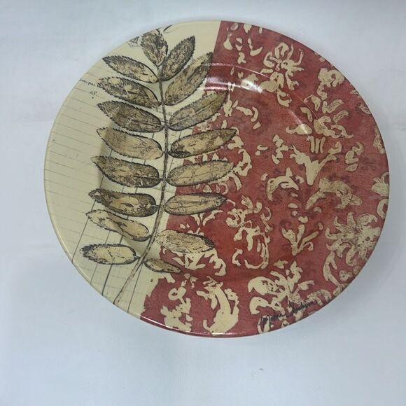 Cypress Home Dessert Salad Side Plates Botanical Garden Signed Matina Thedision - Picture 4 of 11